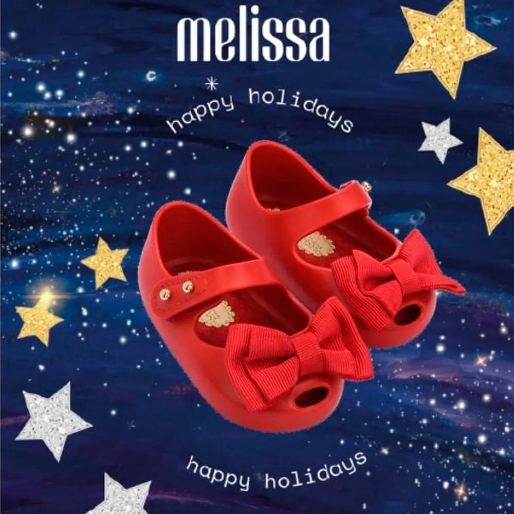 NWT MINI MELISSA My First Mini Melissa Baby Ultragirl Mary Jane Flat Size 3